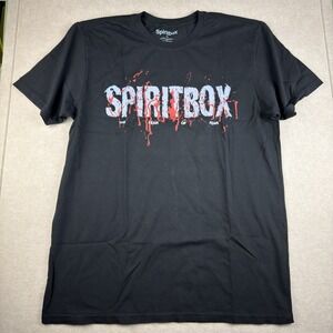 Spiritbox Fear of Fear‎ T Shirt Men's XL Black Heavy Metal Band Logo Music Tee
